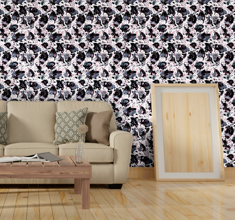 Conceptual Camouflage wallpaper abstract - TenStickers