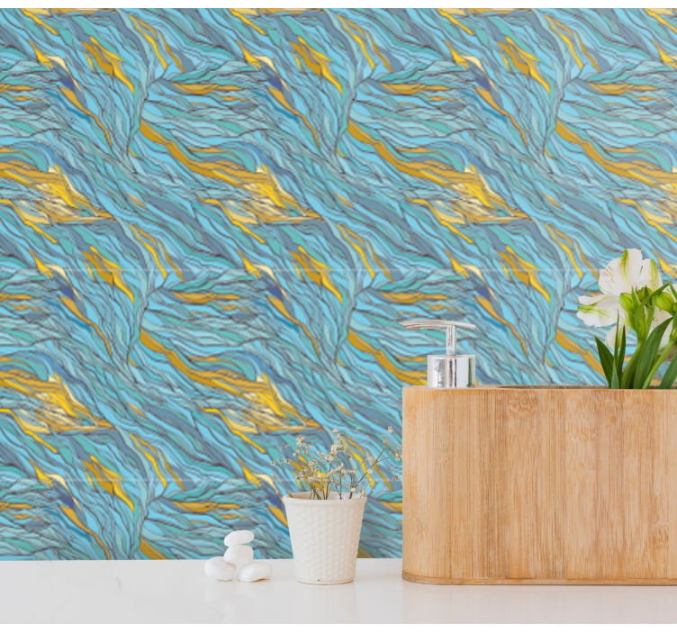 Conceptual Natural Movement wallpaper abstract - TenStickers