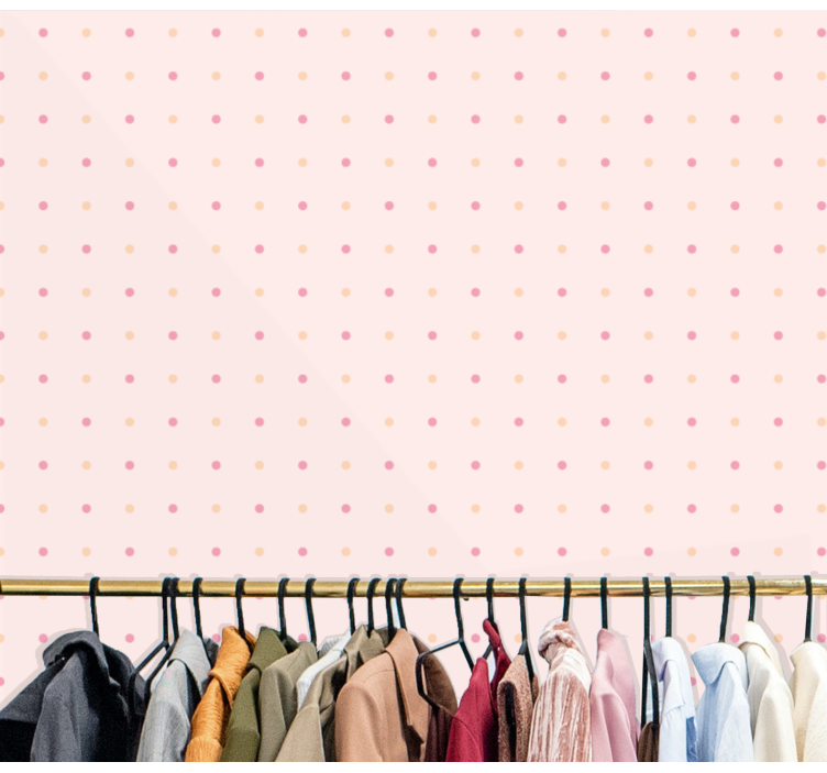 Delicate Dot Pattern polka dot wallpaper - TenStickers