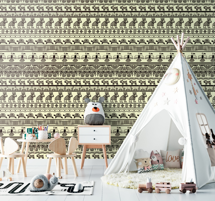 Egyptian Animal Symbols animal wallpaper - TenStickers