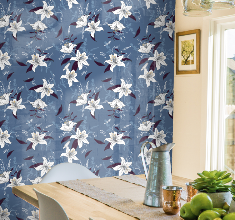 Elegant Floral Patterns flower wallpaper - TenStickers