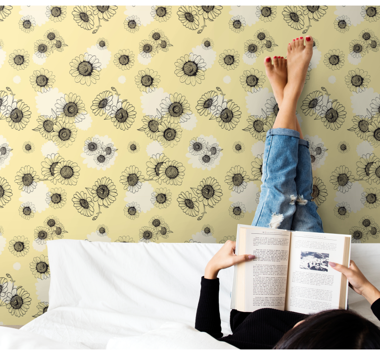 Floral Patterns flower wallpaper - TenStickers