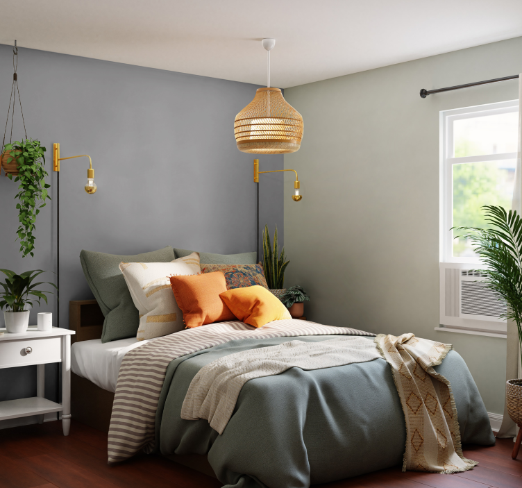 Grey tone wallpaper design - TenStickers