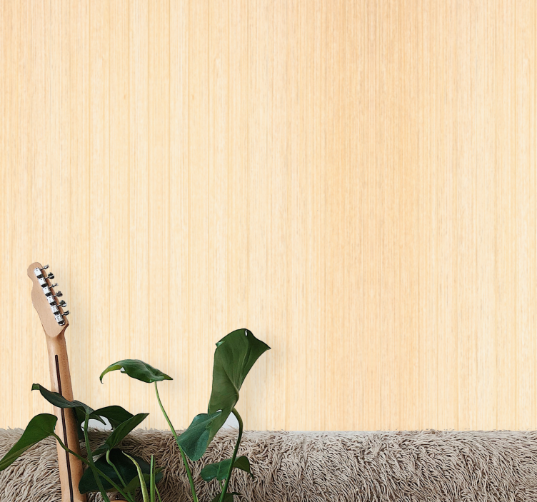 Natural grain motif wood effect wallpaper - TenStickers