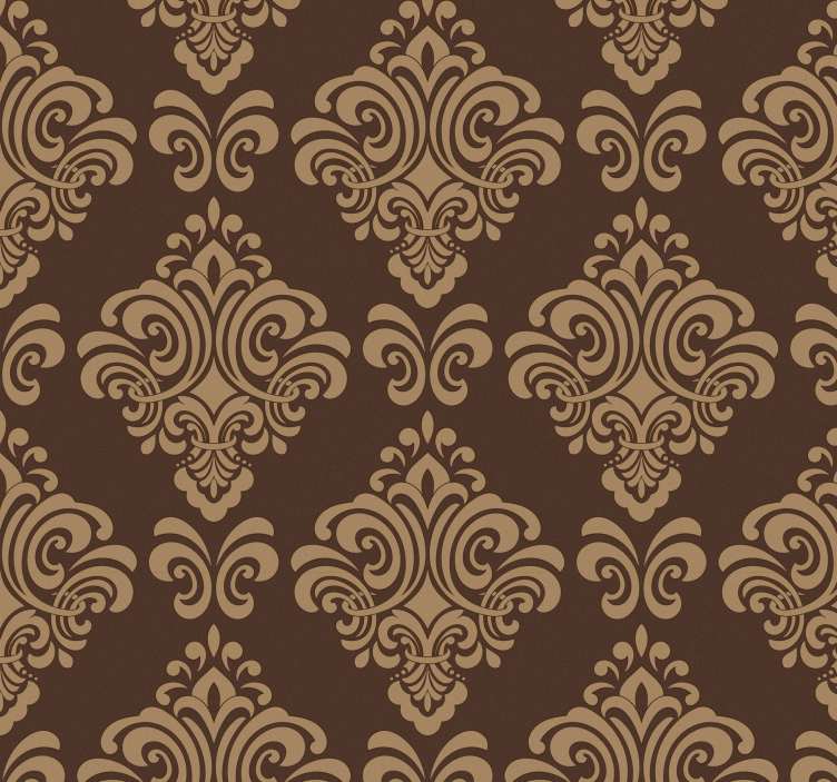 Ornate Floral Patterns baroque wallpaper - TenStickers