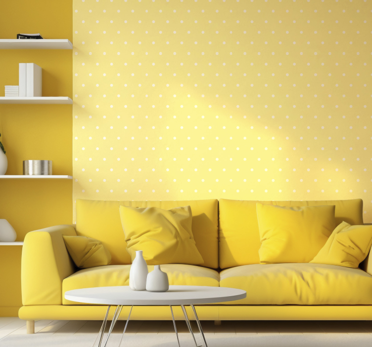 Polka Dot Charm dot wallpaper - TenStickers