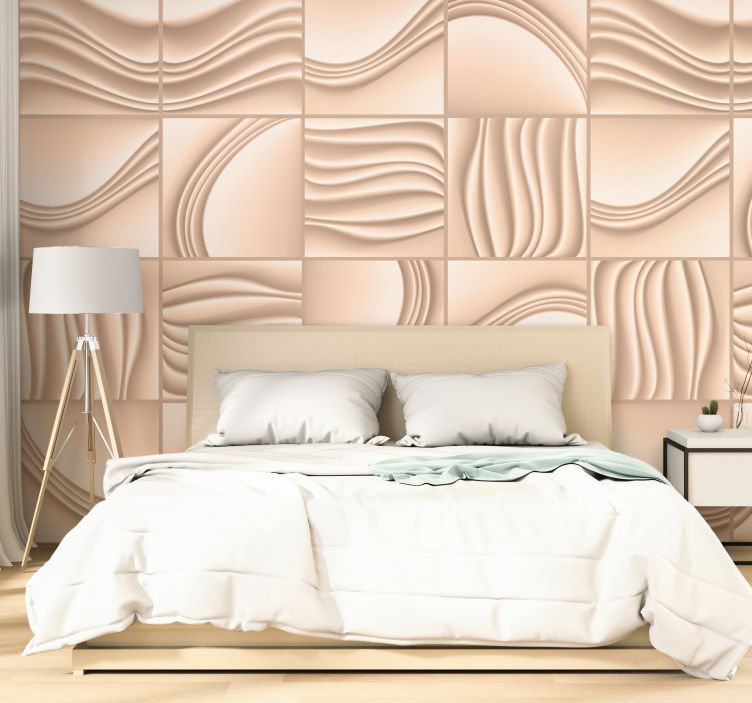 Satin Dream Abstract Wallpaper - TenStickers