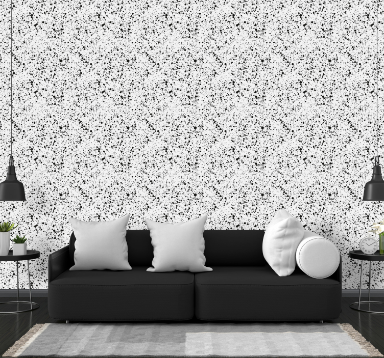 Speckled Contrast wallpaper abstract - TenStickers