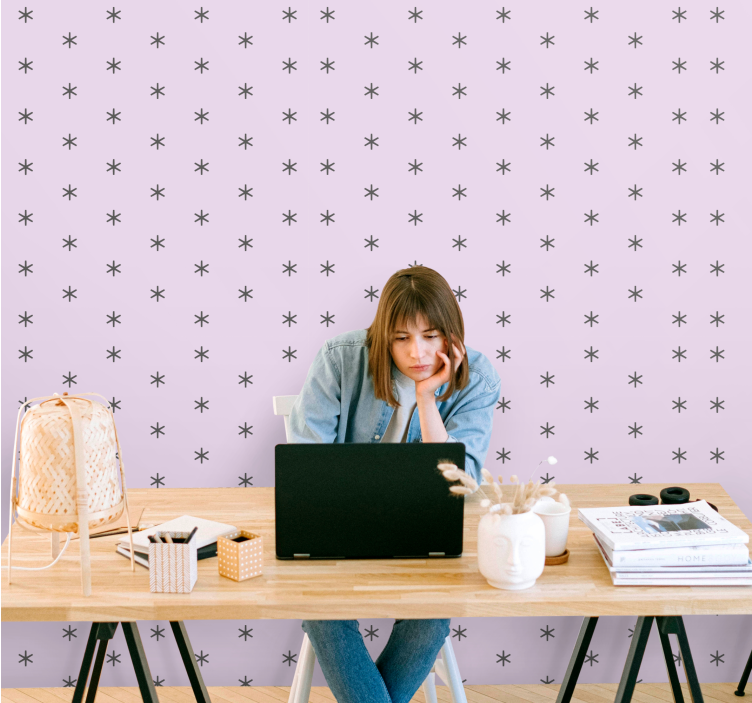 Starry Accent Wall star wallpaper - TenStickers