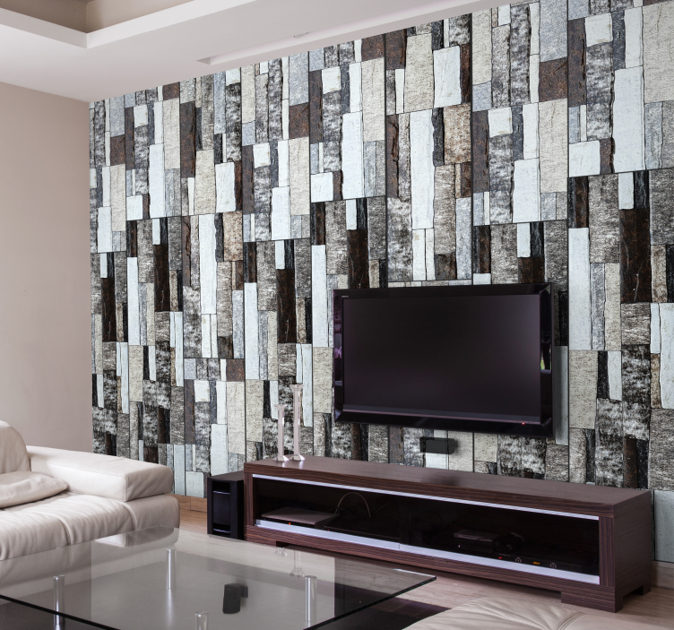 Stone High Road Textured Wallpaper - TenStickers