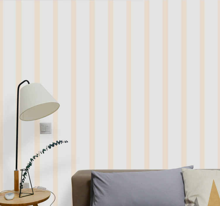 Striped Surface vertical stripe wallpaper - TenStickers