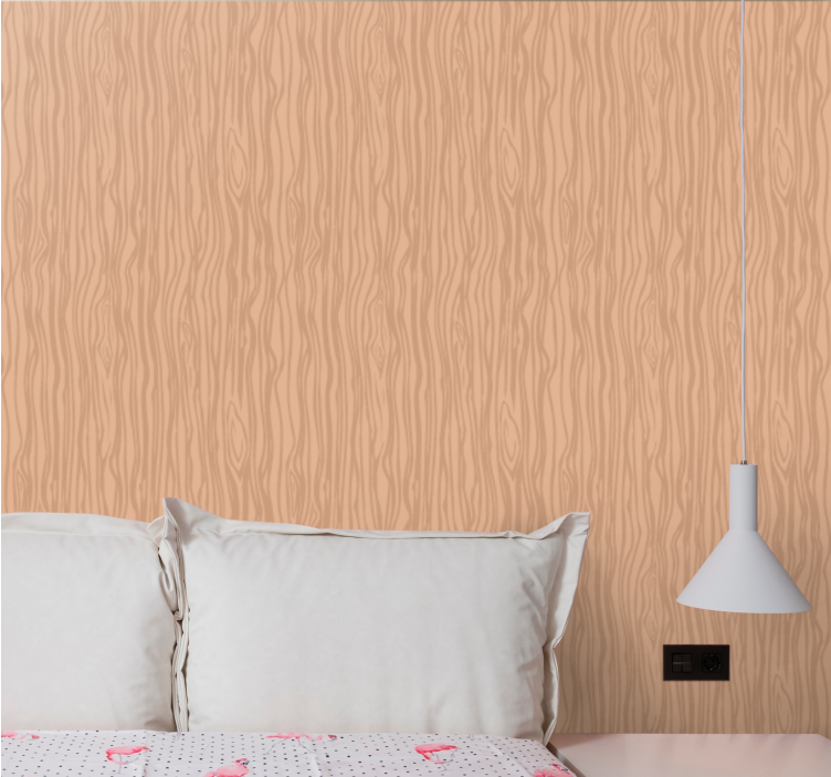 Timber Grain wood effect wallpaper - TenStickers