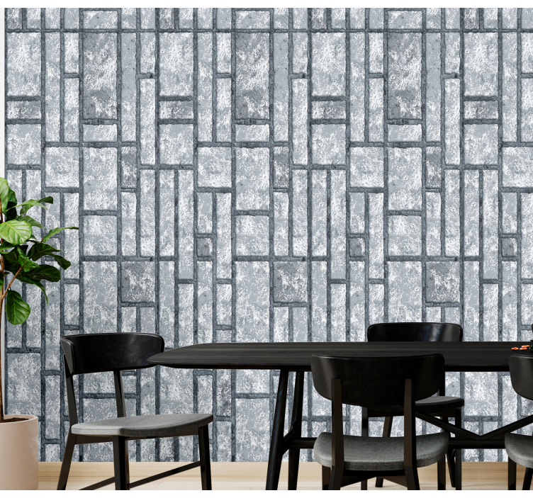 Urban Brickwork industrial wallpaper - TenStickers