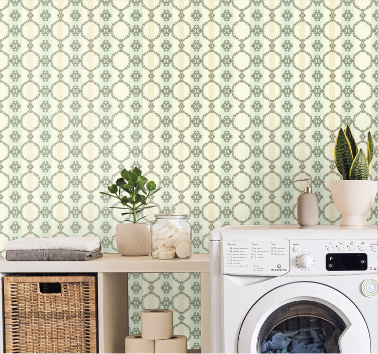 Vintage french floral Classic Wallpaper - TenStickers