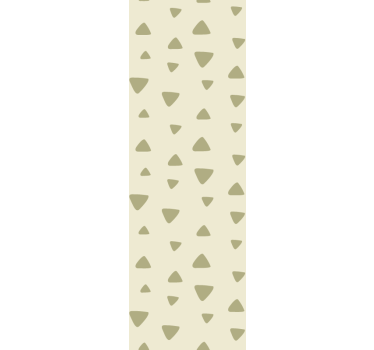 Simple beige pattern triangle wallpaper - TenStickers