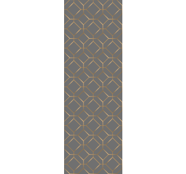 Hexagonal gold pattern shapes wallpaper - TenStickers