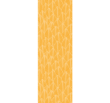 Leafy yellow texture leaf wallpaper - TenStickers