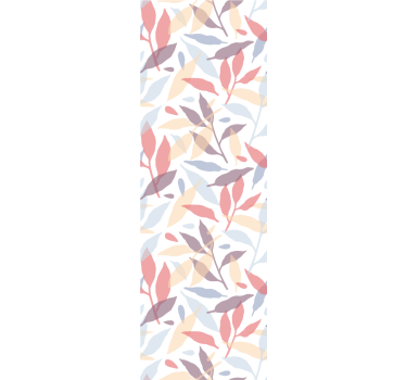 Sheer foliage pattern leaf wallpaper - TenStickers