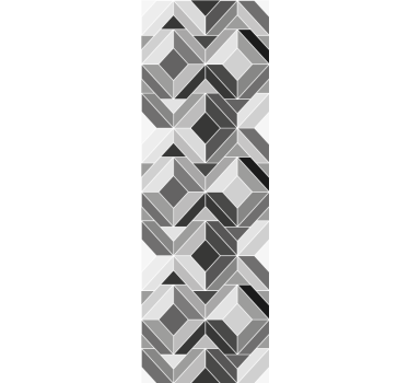 Shapes wallpaper cubic grey shapes - TenStickers