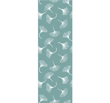 Delicate green ginkgo leaf wallpaper - TenStickers
