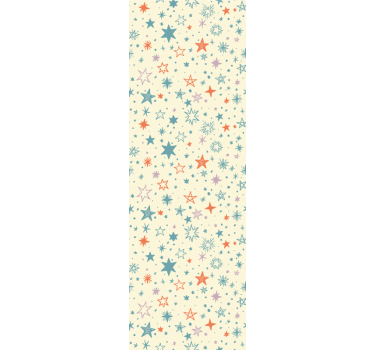 Colorful Star Decorations nursery wallpaper - TenStickers