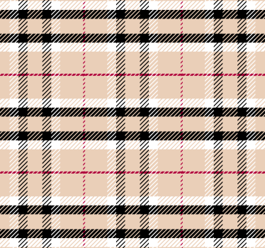 "Burberry" tartan master bedroom wallpaper - TenStickers