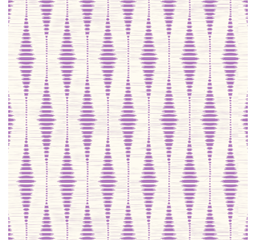 Purple rabaul ikat shapes wallpaper - TenStickers