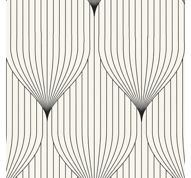 Symetric deco plume master bedroom wallpaper - TenStickers