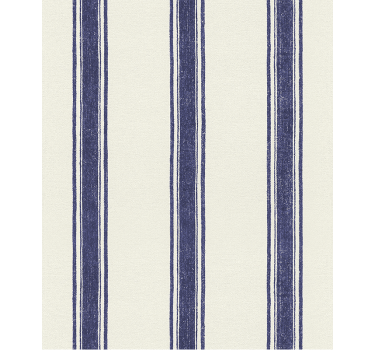 Shapes wallpaper vertical lines in navy blue - TenStickers