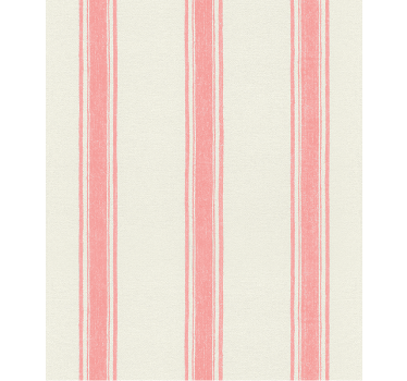Shapes wallpaper vertical lines in pastel pink - TenStickers