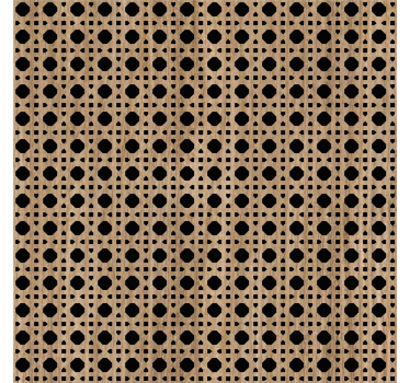 Brown caning bedroom wallpaper - TenStickers