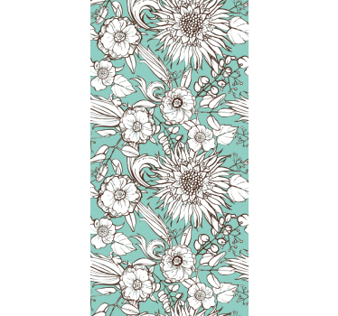 Bedroom wallpaper sunflower design - TenStickers