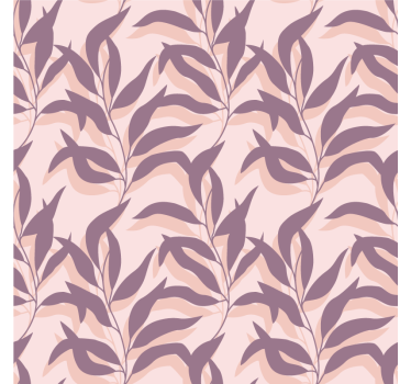 Bedroom wallpaper palma tropical blush design - TenStickers