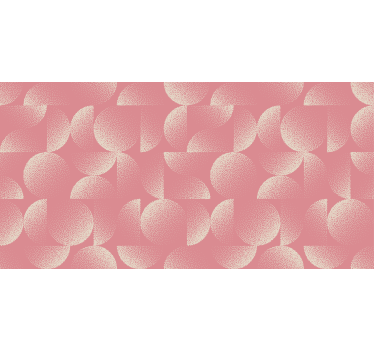 Pastel half circles bedroom wallpaper - TenStickers