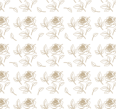 Bedroom wallpaper with detailed rose pattern - TenStickers