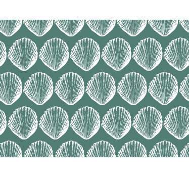 Bedroom wallpaper decorative shell design - TenStickers