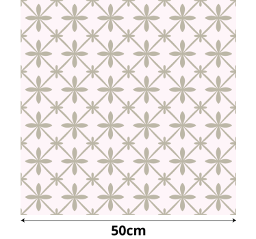 Bedroom wallpaper vintage simple design - TenStickers