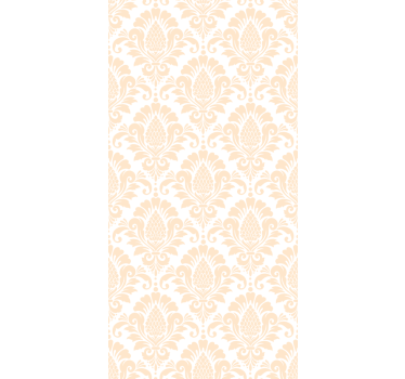 Bedroom wallpaper in beige damask pattern - TenStickers