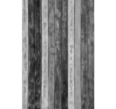 Bedroom wallpaper rustic timber boards - TenStickers