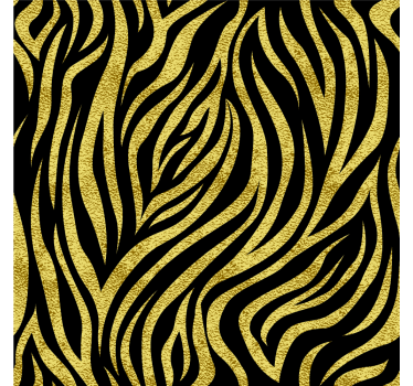 Bedroom wallpaper in a striking wave design - TenStickers