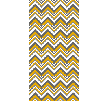 Bedroom wallpaper chevron pattern design - TenStickers