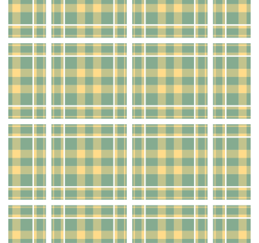 Bedroom wallpaper checkered print design - TenStickers