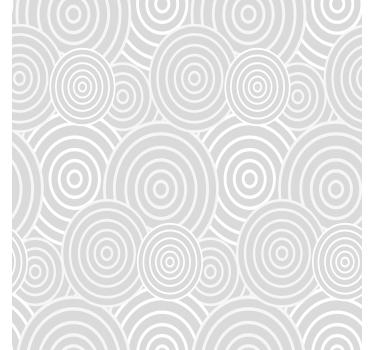 Bedroom wallpaper circular line design - TenStickers