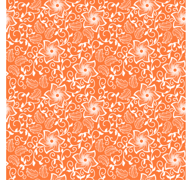 Bedroom wallpaper floral pattern design - TenStickers