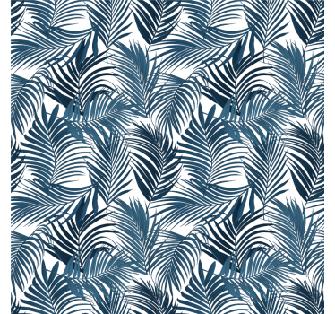 Tropical leaf components bedroom wallpaper - TenStickers