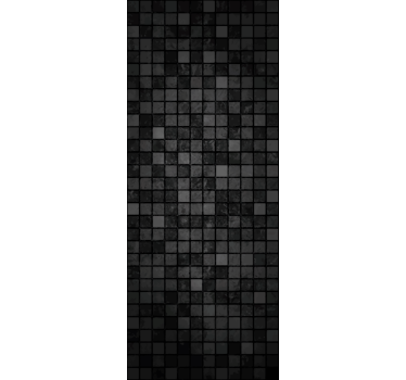 Office wallpaper in black squares - TenStickers