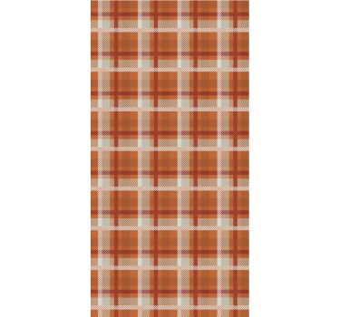 Master bedroom wallpaper autumn checkered design - TenStickers