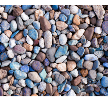 Stone effect wallpaper colorful stones design - TenStickers