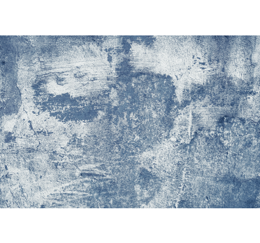 Stone effect wallpaper in blue concrete effect - TenStickers