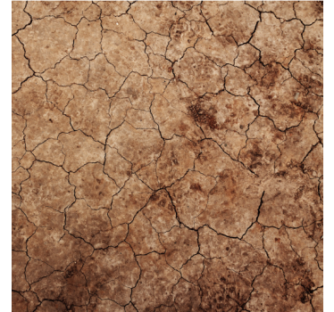 Stone effect wallpaper cracked earth texture - TenStickers